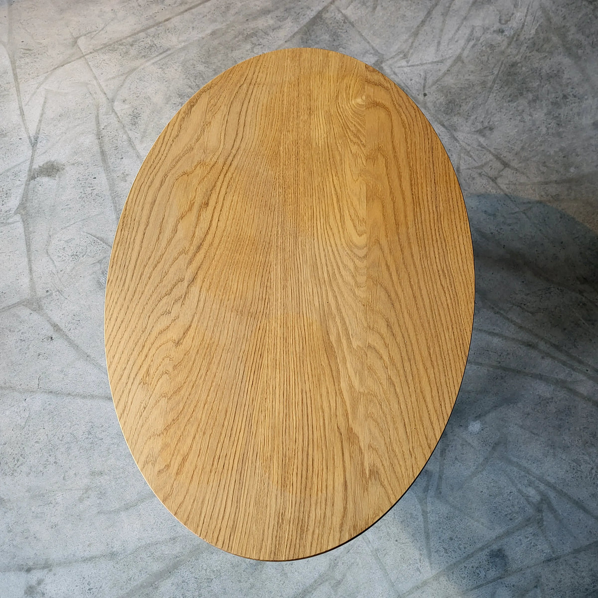 Holzmanufaktur Couchtisch MARTO, elliptisch, 100x60x37,5cm Eiche Couchtisch MARTO, elliptisch, 100x60x37,5cm Eiche