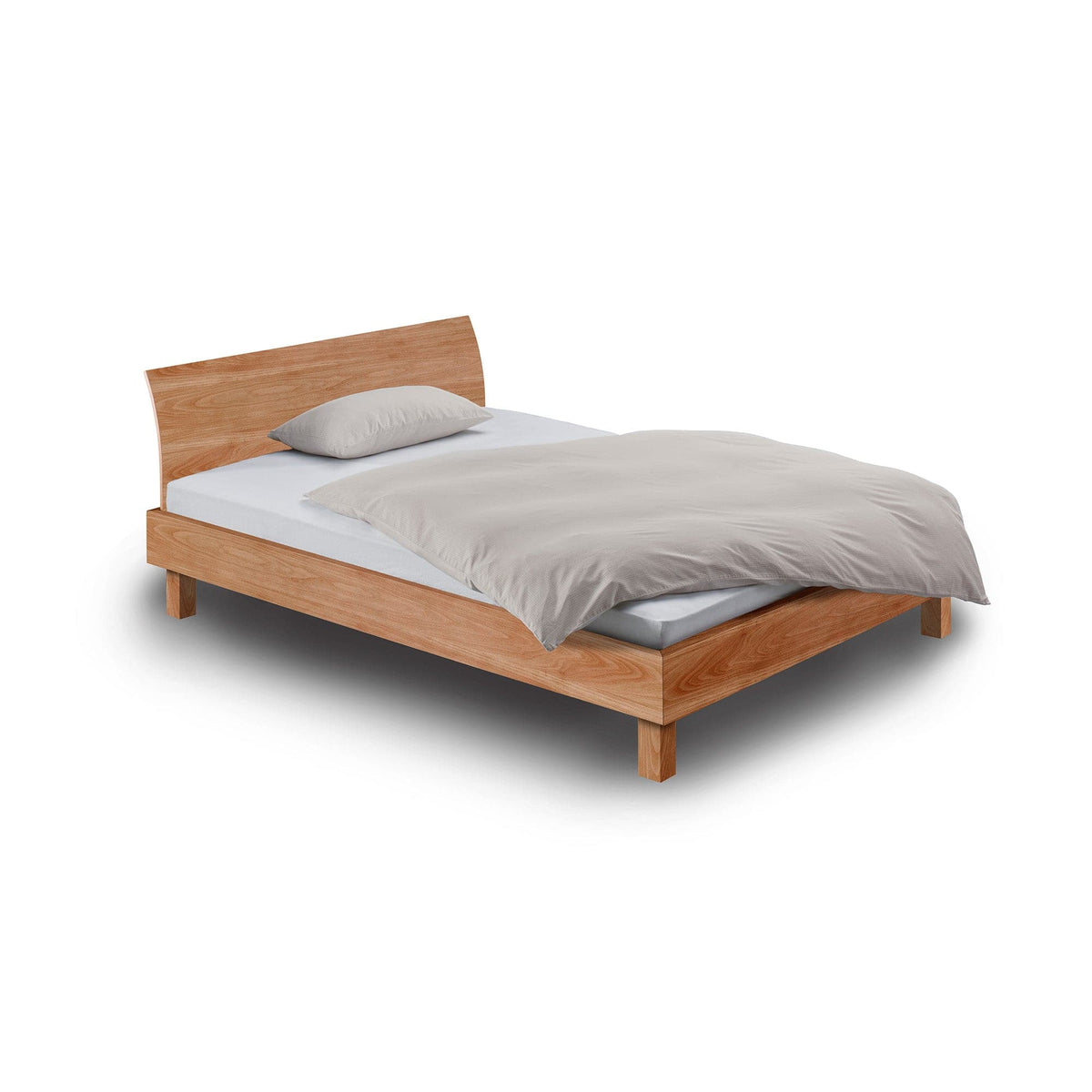Holzmanufaktu Bett Step-G Bett auf Beinen