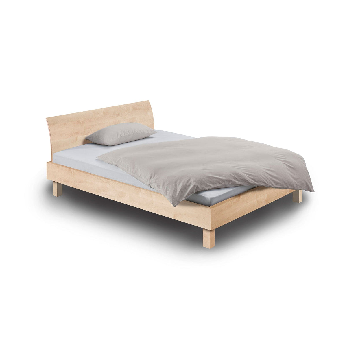 Holzmanufaktu Bett Step-G Bett auf Beinen
