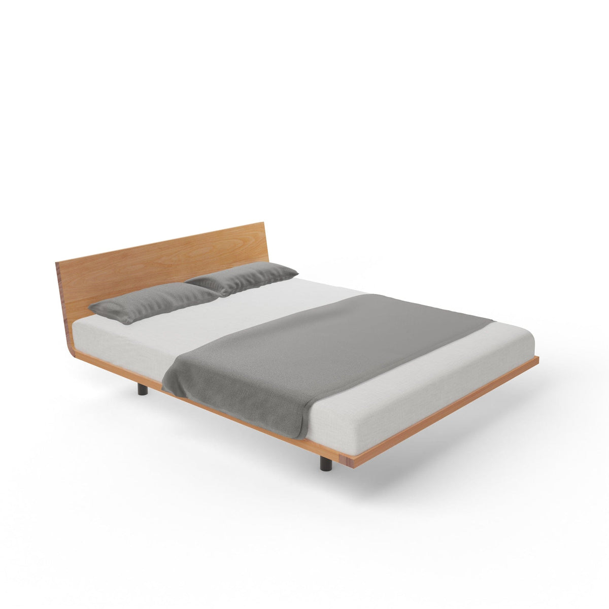 Holzmanufaktur Bett SWING light Buche / 90 / Einlegerahmen