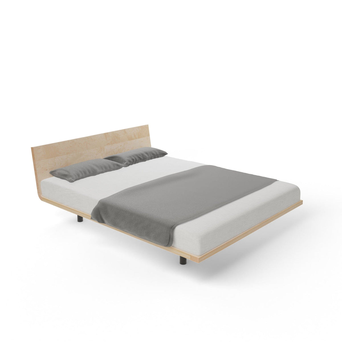 Holzmanufaktur Bett SWING light Ahorn / 90 / Einlegerahmen