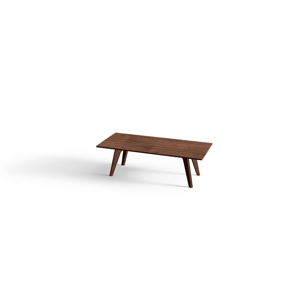 Couchtisch aus massivem Holz in Wildnuss