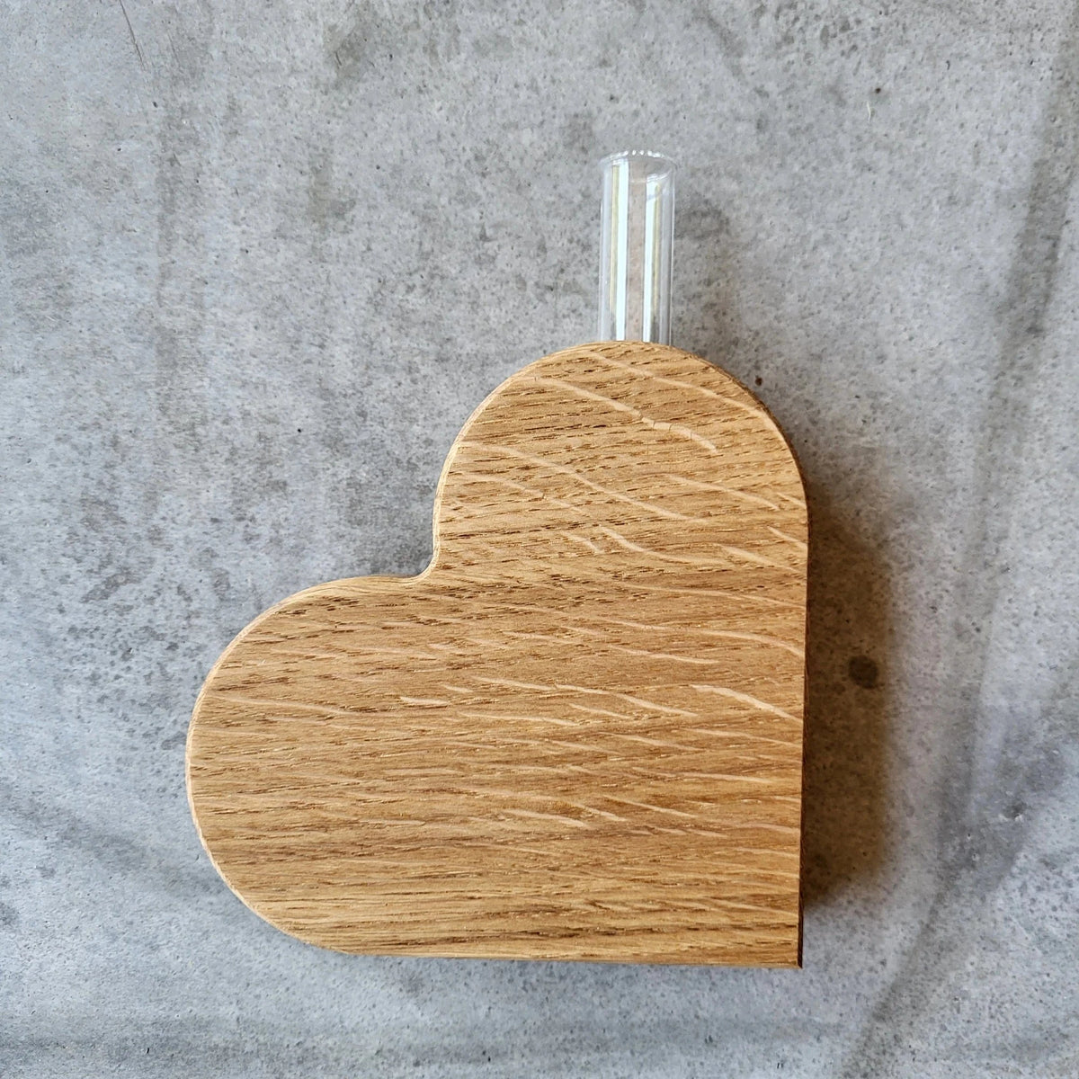 Holzmanufaktur Deko Herzvase groß