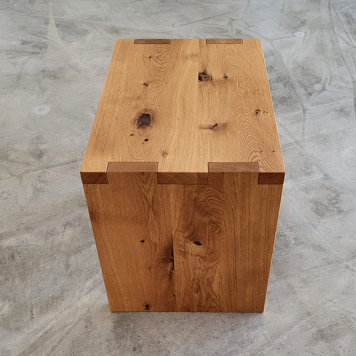 Holzmanufaktur Beistelltisch NAP XL PUR Wildeiche Beistelltisch NAP XL PUR Wildeiche