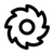 Sägeblatt als Symbolbild