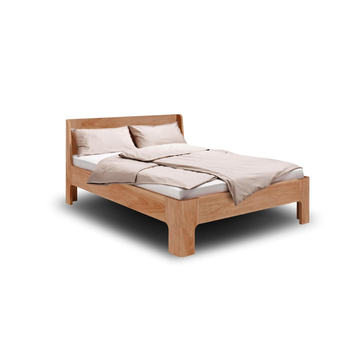 Holzmanufaktur Bett GIRO Buche, metallfrei