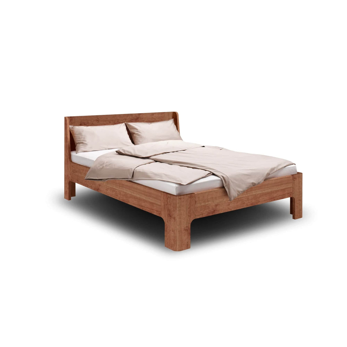 Holzmanufaktur Bett GIRO Kirschbaum, metallfrei