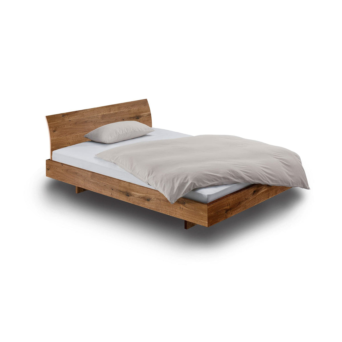Holzmanufaktur Bett Step-G Bett auf Holzkufen