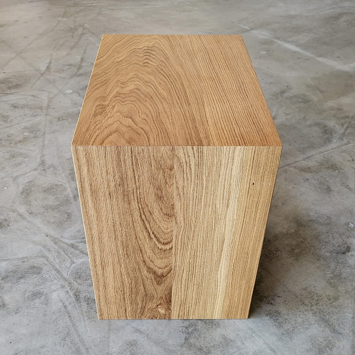 Holzmanufaktur Beistelltisch FLEX XL mit Schubkasten und Holzboden Eiche (Ausstellungsstück) Beistelltisch FLEX XL mit Schubkasten und Holzboden Eiche