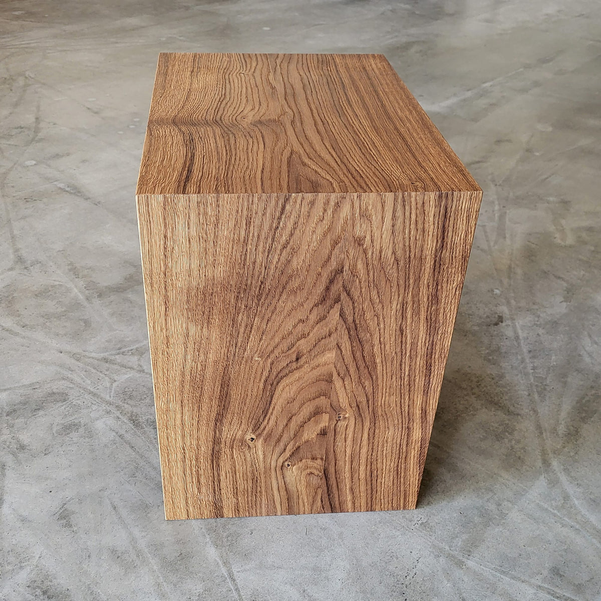 Holzmanufaktur Beistelltisch FLEX XL mit Schubkasten und Holzboden Wildeiche (Ausstellungsstück) Beistelltisch FLEX XL mit Schubkasten und Holzboden Wildeiche