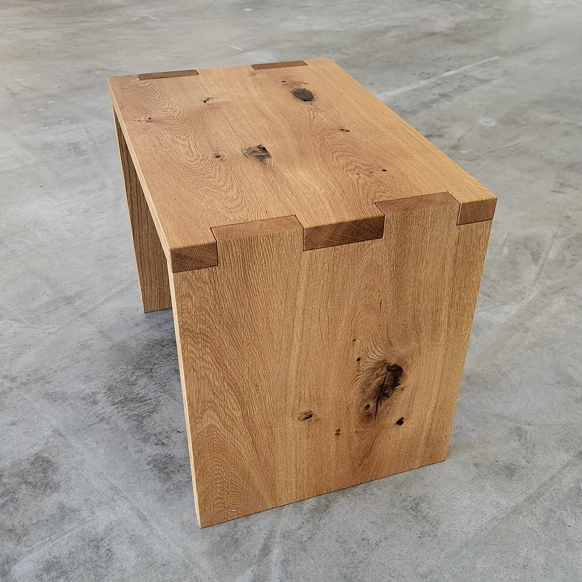 Holzmanufaktur Beistelltisch NAP XL PUR Wildeiche Beistelltisch NAP XL PUR Wildeiche